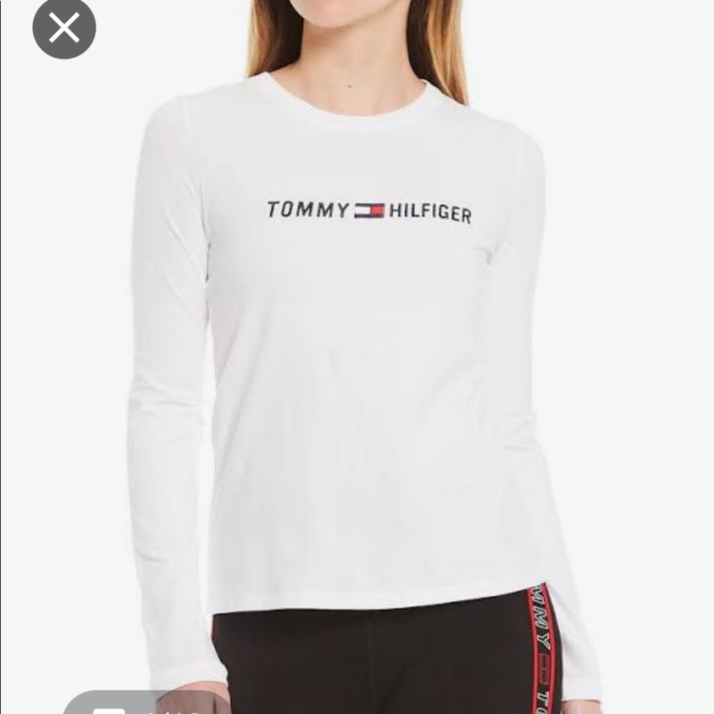 Small White Tommy Hilfiger Long Sleeve shirt New